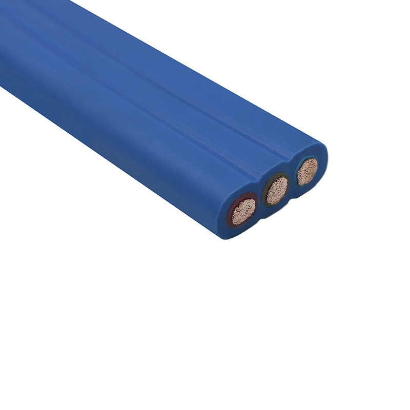 Cable de goma flexible impermeable plano