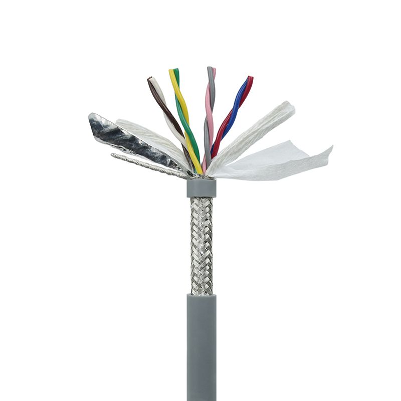 Cable de transmisión de datos de par trenzado blindado flexible 